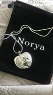img 1 attached to Norya God embraces you with sparkling Angel Wing Diamond Cremation Jewelry Keepsake Memorial Urn Necklace review by Jeff Islam