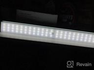 img 1 attached to 132 LED Closet Light: Motion Sensor Cabinet Lights for Kitchen, Stairs, Wardrobe - USB Rechargeable & Super Bright review by Mike Pedroza