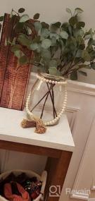 img 6 attached to Add Rustic Charm To Your Home With EasyBravo'S 58 Inch Wood Bead Garland