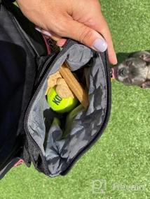 img 5 attached to Сумка OllyDog Backcountry Day Bag, поясная сумка, сумка для лакомства для собак, Hands-Free для тренировок, набедренная сумка со встроенным дозатором для какашек, съемный зажим для поясного ремня (шведский камуфляж)