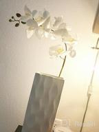 img 1 attached to 4PCS 38 Inch Artificial Butterfly Orchid Branches For Home Decor - White review by Phil Show