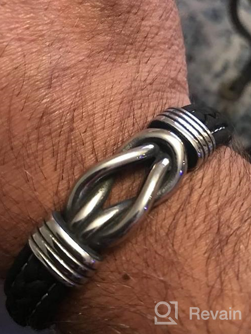 img 1 attached to 🤩 ZiMOJiE Stainless Wristband: Elevate Your Style with Personality Bracelets for Boys review by Jack Malloy