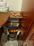 img 1 attached to Organize Your Kitchen With Granrosi Set Of 2 Large Bronze Wire Storage Baskets review by Tony Flugence
