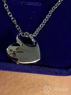 img 1 attached to Cremation Urn Necklace: Forever in My Heart Stainless Steel Keepsake Pendant for Mom & Dad - Waterproof Memorial Jewelry with Filling Kit review by Danny Thomas