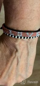 img 7 attached to 🌈 Ubuntu Life Love Bracelet: Stylish Adjustable Leather Beaded Glass Bracelet for Men & Women