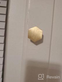img 6 attached to 8Pcs Solid Brass Hexagon Kitchen Cabinet Knobs Home Office Decoration Hardware Handles And Pulls Wardrobe Knob - RZDEAL 1-1/5