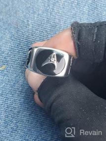 img 5 attached to 🚀 Starship Ring: The Ultimate Space Geek Jewelry for Movie Fans | Funny Gift from Space's Final Frontier