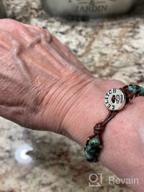 img 1 attached to 🧒 Turquoise Handwoven Boys' Bracelet by KELITCH: Exquisite Jewelry for Boys review by Mike Roberts