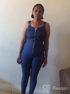 img 1 attached to Women'S Sexy Denim Jumpsuits Rompers Mini Shorts One Piece Stretchy With Pocket review by Andrew Mack