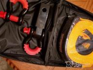 img 1 attached to ALL-TOP Heavy Duty Tow Strap Recovery Kit: 4" X 20' (46,500Lbs) With 100% Nylon And 22% Elasticity + 2X 3/4" D Ring Shackles + Storage Bag - Ultimate Off-Road Rescue Set review by Lakeem Pickel