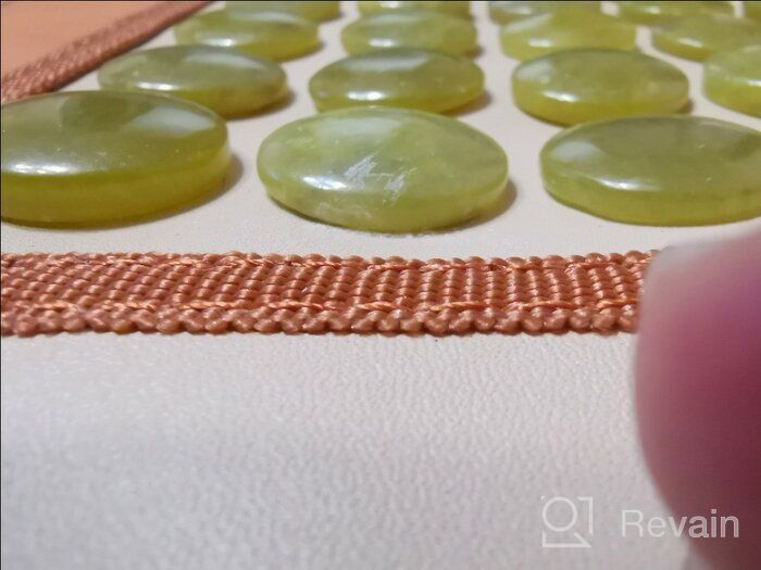 img 3 attached to Yamaguchi Nephrite Therapy Heated Jade Mat, Orange/Beige/Green review by Ewa Czech ᠌