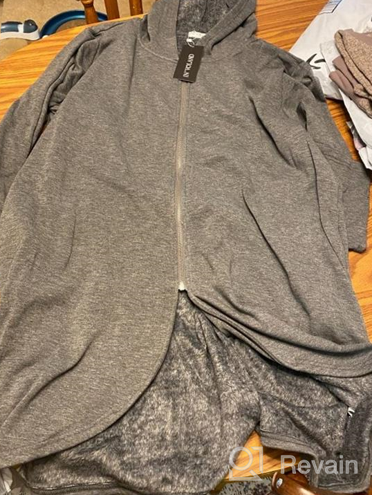 img 1 attached to Stay Warm In Style With IN'VOLAND Women'S Plus Size Fleece Hoodies - Zip Up With Pockets review by Bryan King