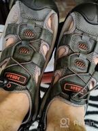 img 1 attached to Ultimate Comfort and Style: PAMRAY Sandals Athletic Fisherman Breathable – Find Your Perfect Outdoor Footwear review by Ronald Howlett