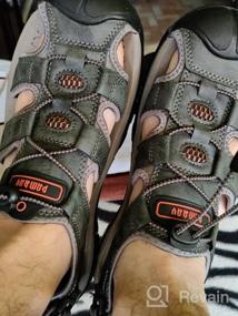 img 5 attached to Ultimate Comfort and Style: PAMRAY Sandals Athletic Fisherman Breathable – Find Your Perfect Outdoor Footwear