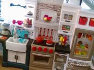 img 1 attached to Battat Deluxe Kitchen Pretend Play 🍳 Toy Set: 71-Piece Accessory with Pots & Pans review by Jerry Delozier