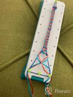 img 1 attached to DIY Loom Friendship Bracelet Making Kit For Girls 5-13 Years Old - Birthday Christmas Gifts review by Erica Hosey