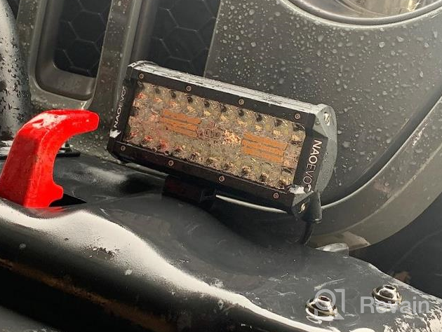 img 1 attached to Upgrade Your Off-Roading Experience With NAOEVO 4: 120W LED Light Pod With 6 Modes, Memory Function, And Waterproof Build For Truck Or Boat review by Aaron Hawk