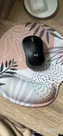 img 1 attached to ILeadon Keyboard Wrist Rest Pad And Mouse Wrist Rest Support Mouse Pad Set, Non Slip Rubber Base Wrist Support With Ergonomic Raised Memory Foam For Easy Typing & Pain Relief - Plants Flowers review by Kyle Brown