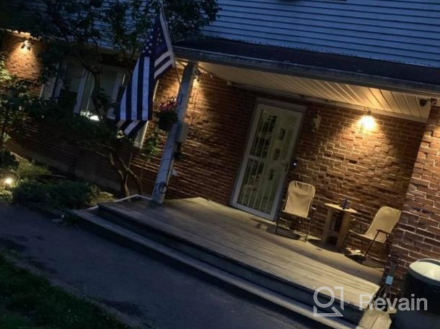 img 1 attached to Transform Your Yard With ZUCKEO'S 10-Pack RGB Color Changing Landscape Lighting – Remote Control, Waterproof And Easy To Install! review by Adrian Hayes