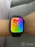 img 1 attached to Smart Watch Apple Watch Series 7 41 mm Steel Case Cellular, Graphite review by Duong ᠌