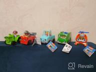 img 1 attached to Fisher-Price Little People Bulldozer with GGT33, Helicopter review by Czesawa ledziewska ᠌