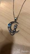 img 1 attached to Sterling Silver Mermaid Necklace with Crescent Moon Pendant - 🧜 Classic Sea Jewelry for Girls, Women, and Daughter - Christmas, Birthday Gifts review by Francis Vasquez