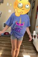 img 1 attached to 🦄 Unicorn Birthday Surprise: Fun Gift Idea for 6 Year Old Girls - Unicorn 6th Birthday Youth Kids T-Shirt review by Mary Williams