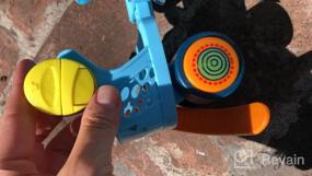 img 6 attached to Синие и оранжевые роликовые коньки для детей с наколенниками, PlayWheels PAW Patrol, размер 6-12.
