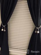 img 1 attached to Enhance Your Window Décor With New 2-Pack Grey Magnetic Curtain Tiebacks review by Omar Thorndike