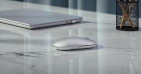 img 4 attached to Xiaomi Mi Elegant Mouse Metallic Edition Wireless Compact Mouse, white