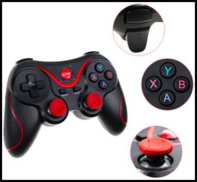 img 2 attached to Gamepad GEN GAME X3 Bluetooth, black/red