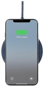 img 3 attached to Native Union Drop Wireless Charger, Qi power: 10W, indigo