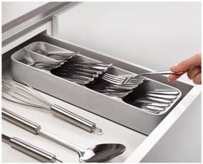 img 2 attached to Лоток для столовых приборов LETTBRIN Cutlery Organizer, 39,8 х 11,4 х 5,8 см