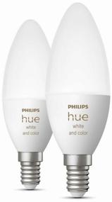 img 2 attached to Упаковка светодиодных ламп 2 шт. Philips Hue White and color ambiance, E14, B39, 5.3 Вт, 6500 К