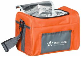 img 3 attached to AIRLINE Cooler bag AO-CB 6 l orange/grey