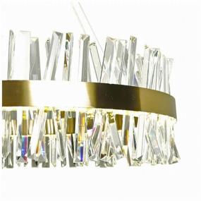 img 2 attached to LED chandelier Natali Kovaltseva LED NIMBS Innovation Style 83049, 160 W, number of lamps: 1 pcs., armature color: gold, shade color: gold