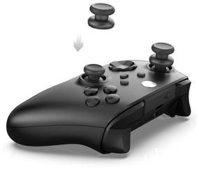 img 1 attached to Stick Pads for Microsoft Wireless Controller DOBE (TYX-0649) Black (Xbox One/Series X/S)