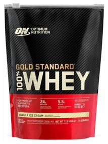 img 1 attached to Протеин Optimum Nutrition 100% Whey Gold Standard, 454 гр., ванильное мороженое