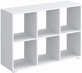 img 2 attached to Rack 16 MF 1 1 | Rack laminated chipboard | Shelving in the nursery | Organizer | Pencil case | Decor | 103.5x32x71.6cm | white