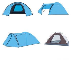 img 3 attached to Trekking tent for four persons Green Glade Zoro 4