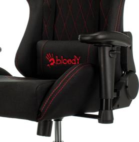 img 3 attached to Computer chair Bloody GC-850 gaming, upholstery: textile, color: black