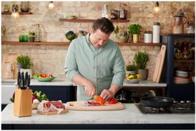 img 3 attached to Шеф-нож Tefal Jamie Oliver K2670144, лезвие 20 см