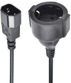 img 2 attached to Adapter / adapter ExeGate IEC 320 С14 - Euro socket Schuko (EP280681RUS), 0.15 m, black