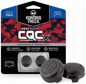 img 2 attached to KontrolFreek FPS Freek CQCX Replacement Pads for Sony Dualshock 4 Gamepad Black