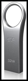 img 3 attached to Flash drive Silicon Power Firma F80 32 GB, silver gray