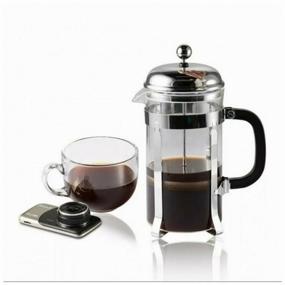 img 1 attached to French press for tea and coffee 1000 ml. 1 liter with spoon