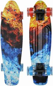 img 2 attached to Children's mini-cruiser Triumf Active TLS-401G, 22.3x6, flames
