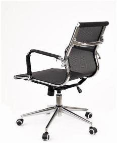 img 4 attached to 🪑 Everprof Opera LB T Office Computer Chair - Comfy Textile Upholstery, Elegant Black Design