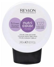img 1 attached to 🌟 Revlon Professional Intense Platinum 3 In 1 Cream Color Filters, 1022, 240ml