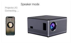 img 4 attached to Portable Home Projector / Office Video Projector / Projector with Android Smart TV System / Kids/Adult Projector / Full HD Video Projector